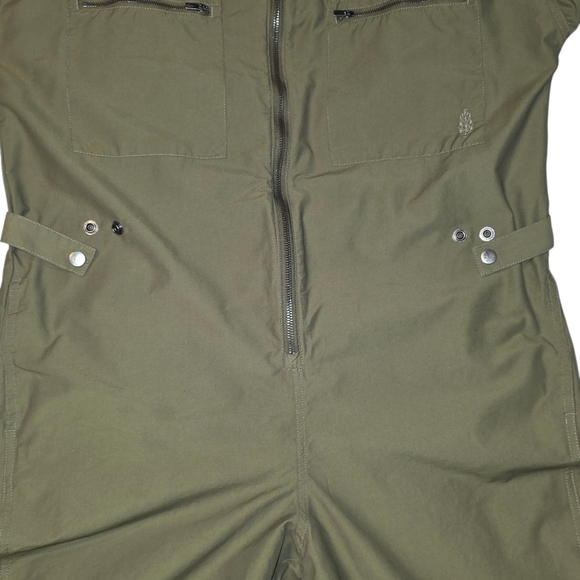 FP Movement Olive Green L/S Flight Jumpsuit Sz Med - Picture 4 of 6